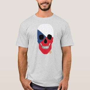 Camisa básicaB2 da Checoslováquia HANDSKULL