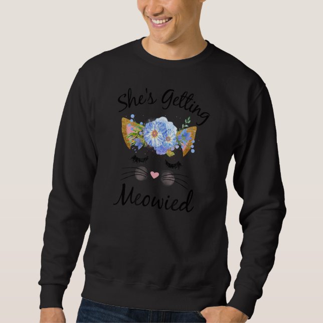 Camisa Beautiful She's Getting Meowied, Solteirona (Frente)