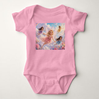 Camisa Bebê Menina Sorrisos de Arco-íris