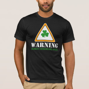 Camisa bêbedo do dia de St Patrick dos Shenanigan