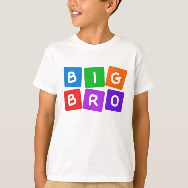 Camisa Big Bro - escolha estilo e cor (Frente)