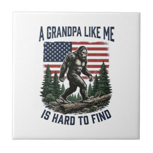 Camisa Bigfoot Grandpa Vintage Bandeira Americana