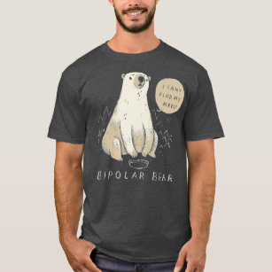 camisa bipolar de urso polar, urso polar, urso bip