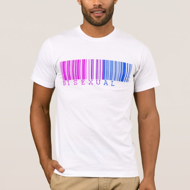 Camisa bissexual do código de barras (Frente)