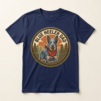 Camisa Blue Heeler Dad Tee | Presente para Pai de