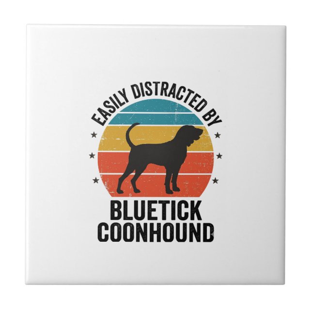 Camisa Bluetick Coonhound Vintage Amante de Cães D (Frente)