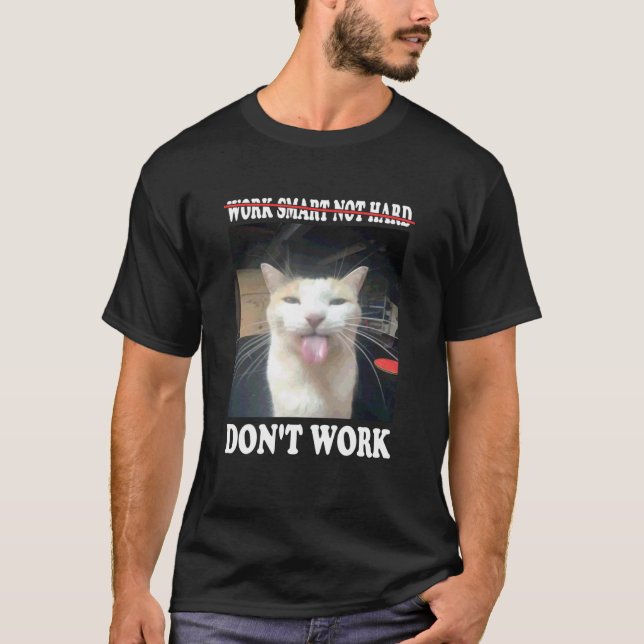 Camisa Boba Com Gato Não Funciona (Frente)