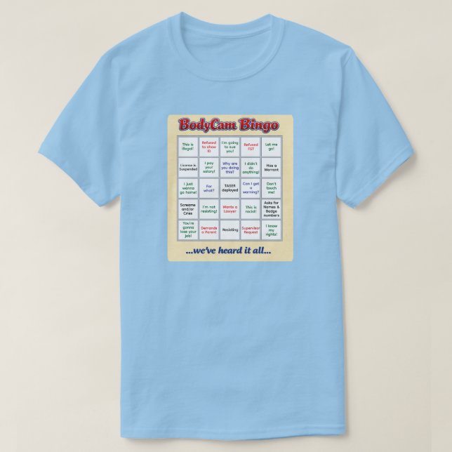 Camisa "BodyCam Bingo" (2) (Frente do Design)