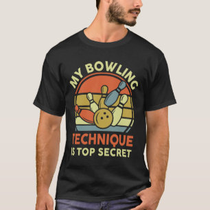 Camisa boliche Minha Técnica De Boliche É Secreta