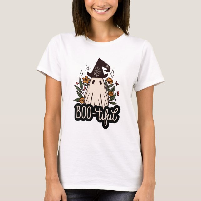 Camisa Bonita | T-Shirt Bootiful Halloween (Frente)