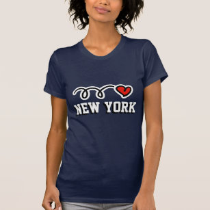 Camisa bonito de New York t para mulheres