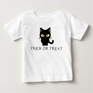 Camisa bonito do Dia das Bruxas do gato preto