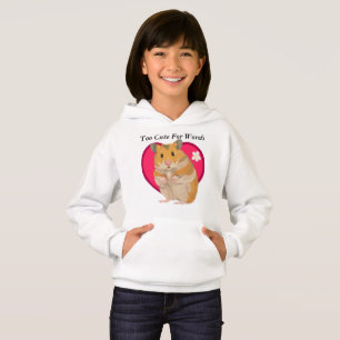 Camisa bonito do hamster T das meninas