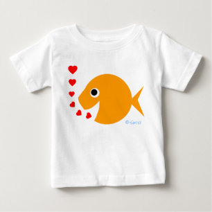 Camisa bonito dos desenhos animados dos namorados