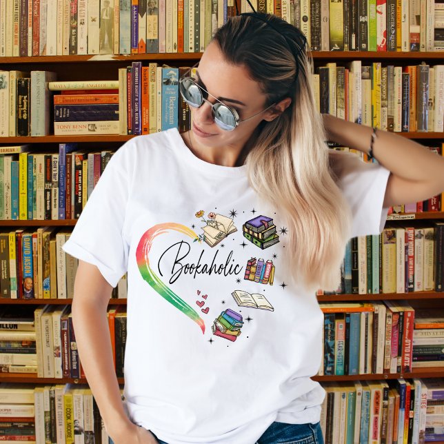 Camisa Bookaholic (Criador carregado)