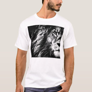 Camisa Branca Básica de Camisa Branca Moderna Lion