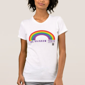 Camisa Branca de Camisa Arco-Íris Verdade