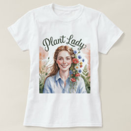 Camisa Branca de Dama das Plantas