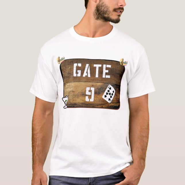 Camisa branca de Gate9gear T (Frente)