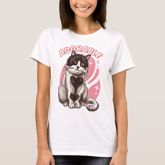 Camisa branca de mulheres adoráveis (Frente)