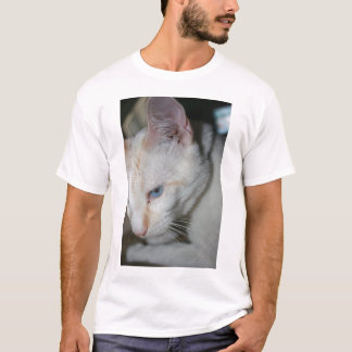 Camisa branca do gato