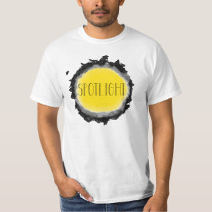 Camisa branca do logotipo
