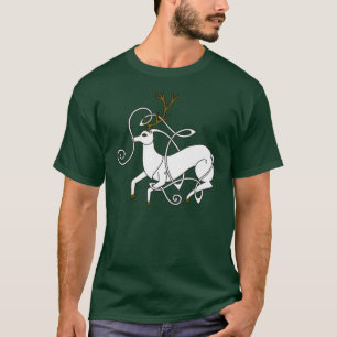 Camisa branca do veado