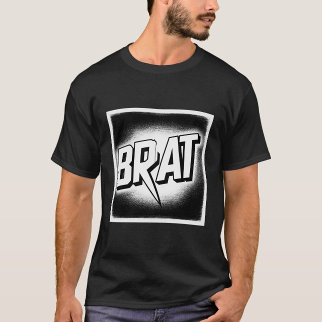 Camisa Brat - Camisa preta e branca (Frente)