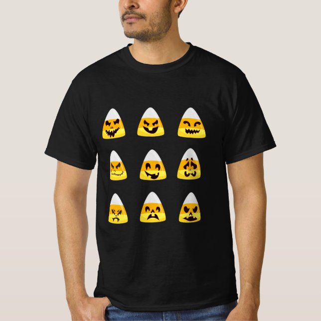 Camisa Brilho de Balas de Halloween | Rosto de Bal (Frente)