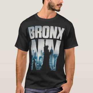 Camisa Bronx T, NY Skyline T Shirt, Nova Iorque S