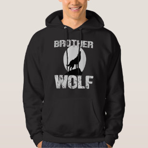 Camisa Brother Wolf Correspondência Família Tribo