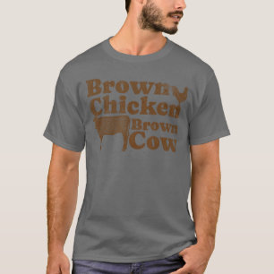 Camisa Brown Chicken Brown Cow Música Anos 70 Bow