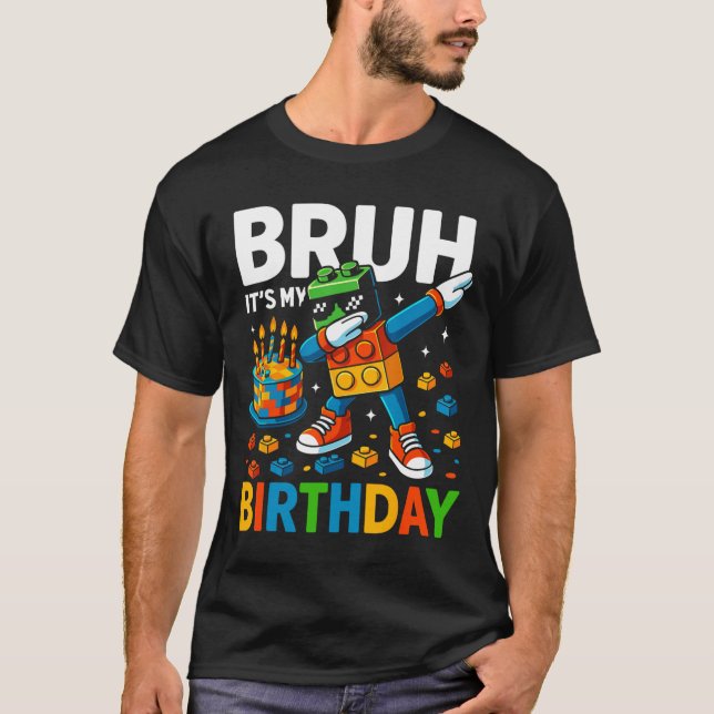 Camisa Bruh É Meu Aniversário  (Frente)