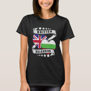 Camisa búlgara britânica Meia-britânica metade Bul