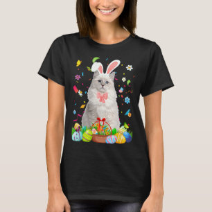 Camisa Bunny Ragdoll Gato Ovo de Páscoa