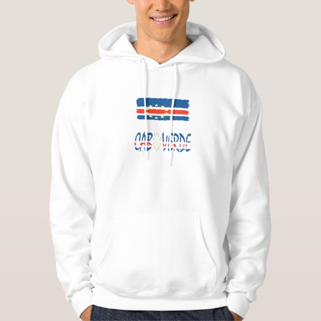 camisa cabo verde bandeira e inscriçao (Frente)
