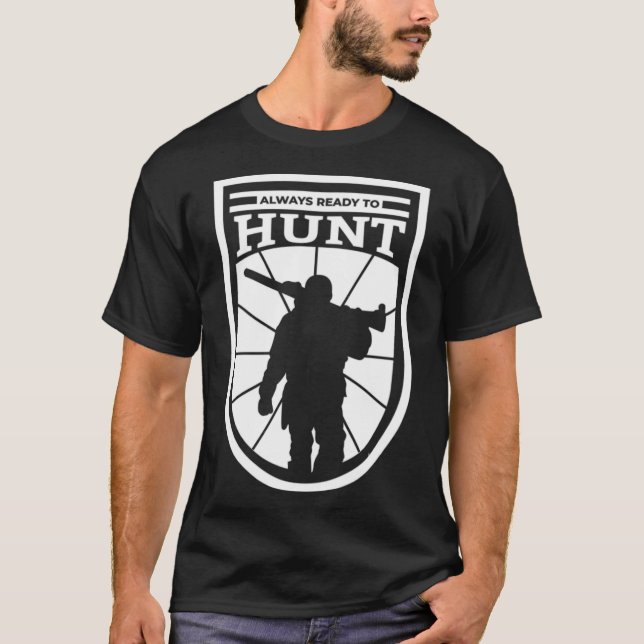 Camisa caçadora de caçadores que diz Duck Hunting  (Frente)