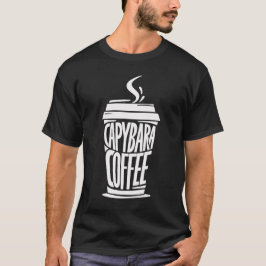 Camisa Café Capybara | Tee Amante de os animais En