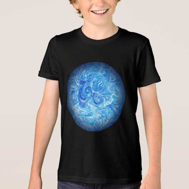 Camisa Calm Tide Fluid Art (Frente)