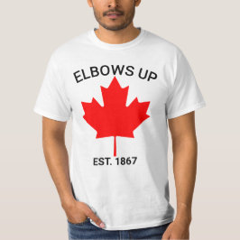 Camisa Canada Cotovelos Para Cima, Camisa de Apoio