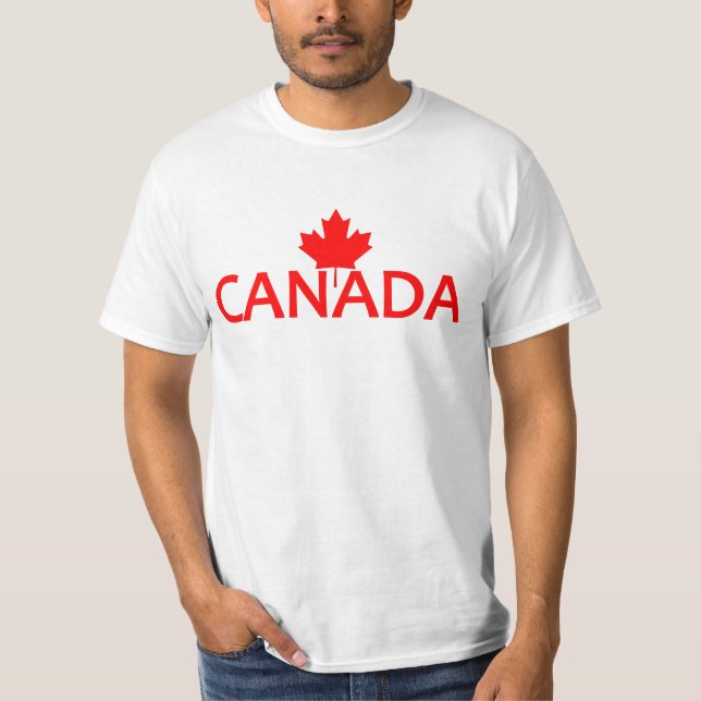 Camisa CANADÁ, escolha estilo e cor (Frente)