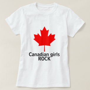Camisa canadense das senhoras da rocha das meninas