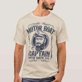Camisa Capitão de Barco à Motor Masculina