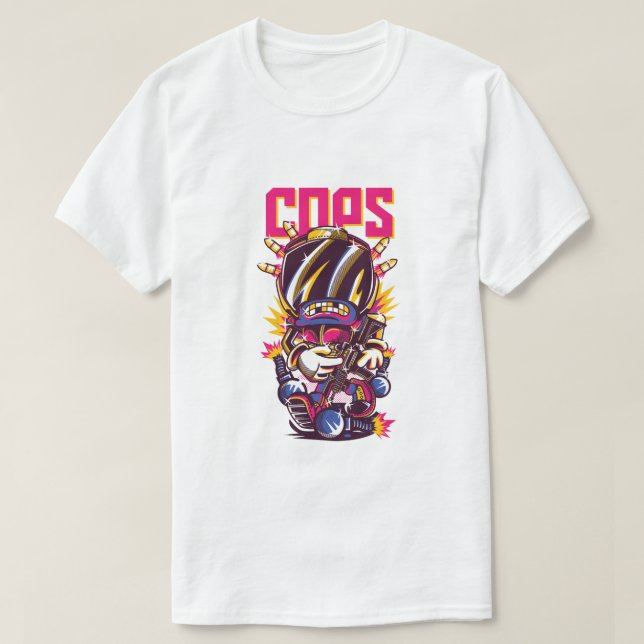 Camisa Cartoon Urbano (Frente do Design)