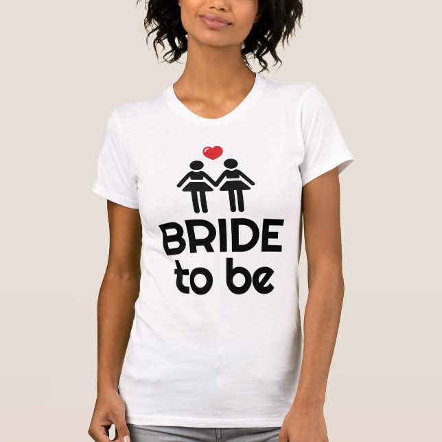 Camisa Casamento gay branca Para Mulheres (Frente)
