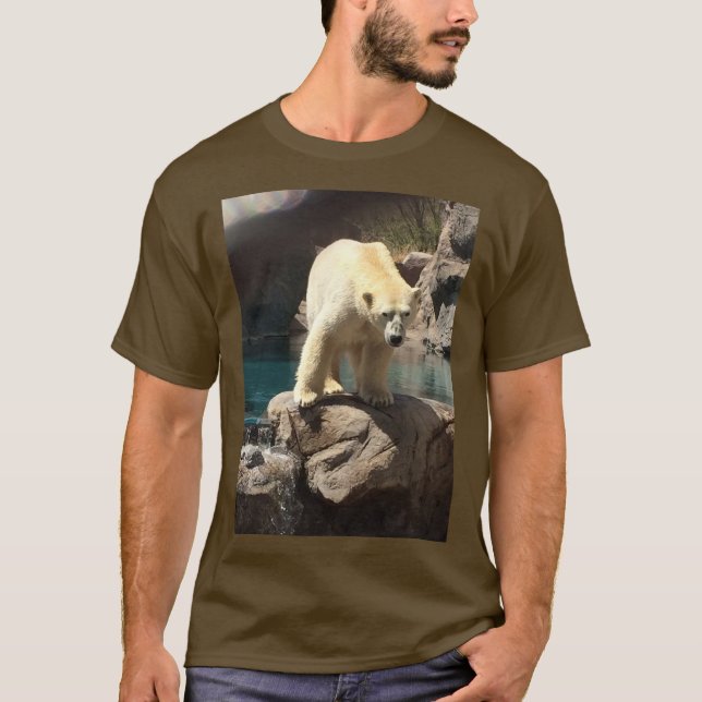 Camisa Castanho Do Urso Polar (Frente)