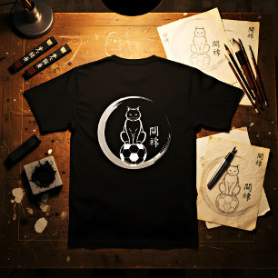 Camisa Casual Masculina - Gato de Futebol Clássico