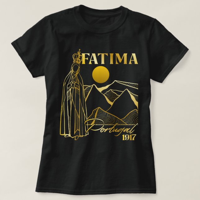 Camisa Católica, Nossa Senhora da Fátima Madrinha (Frente do Design)