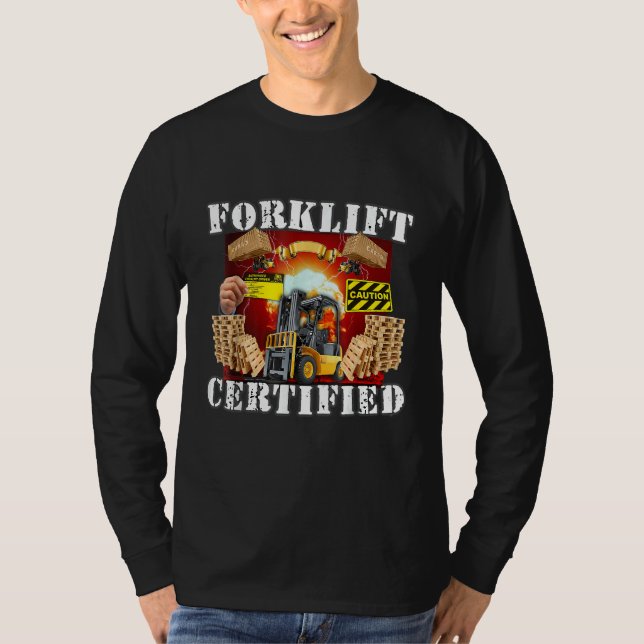 Camisa Certificação Formatadora, Engraçada Forquil (Frente)