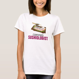 Camisa certificada das senhoras de Sushiologist